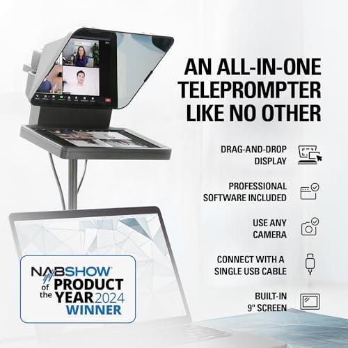 Vue 3 de Elgato Prompter Teleprompteur Avec