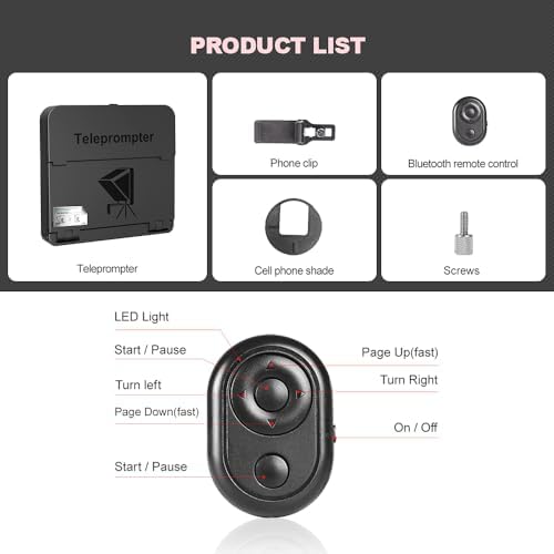 Vue 4 de Lensgo Tcs Teleprompteur Portable