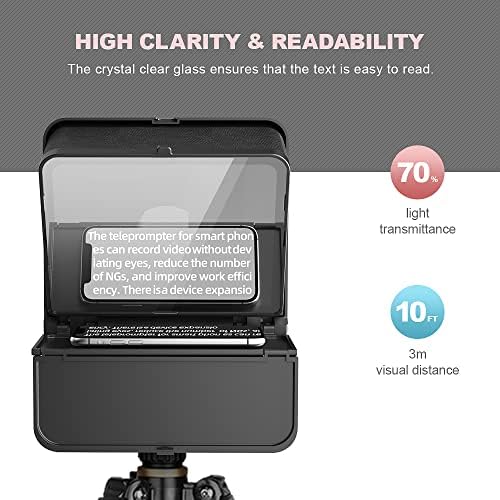 Vue 6 de Lensgo Tcs Teleprompteur Portable