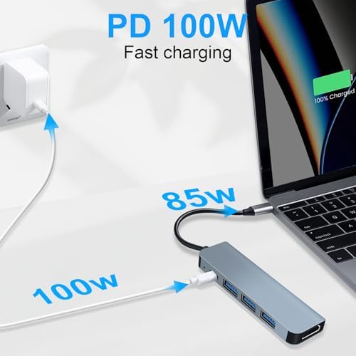 Vue 4 de Hub Usb Hdmi