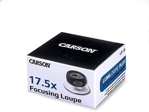 Vue 5 de Carson Lumiloupe Plus Loupe