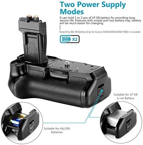 Vue 3 de Neewer Batterie Grip Poignee