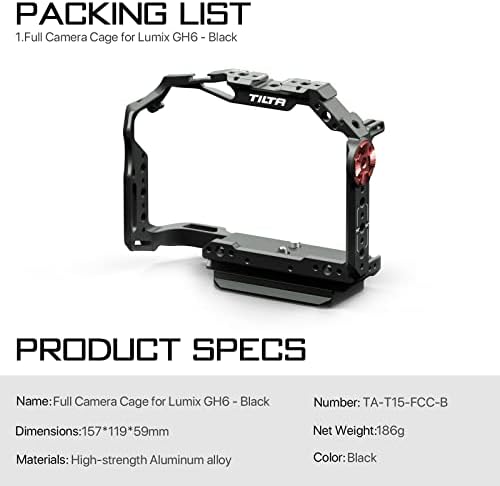 Vue 2 de Tilta Camera Full Cage