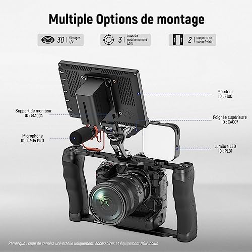 Vue 3 de Neewer Cage Pour Camera