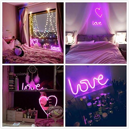 Vue 4 de Neon Love Signs Light