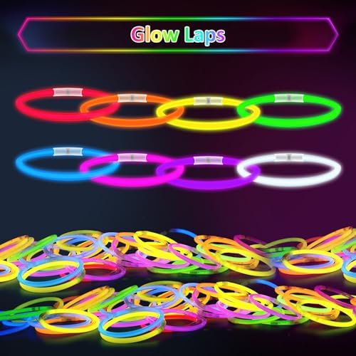 Vue 3 de Bracelet Fluorescent Pcs Glow