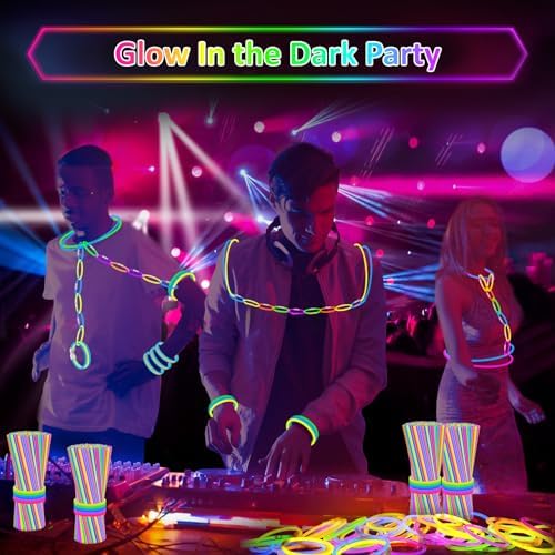 Vue 4 de Bracelet Fluorescent Pcs Glow