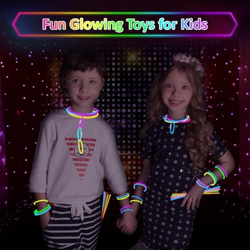 Vue 6 de Bracelet Fluorescent Pcs Glow