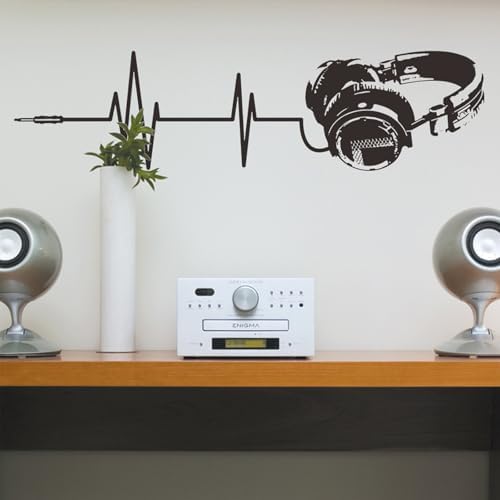 Vue 4 de Astylishome Autocollants Muraux Musicaux