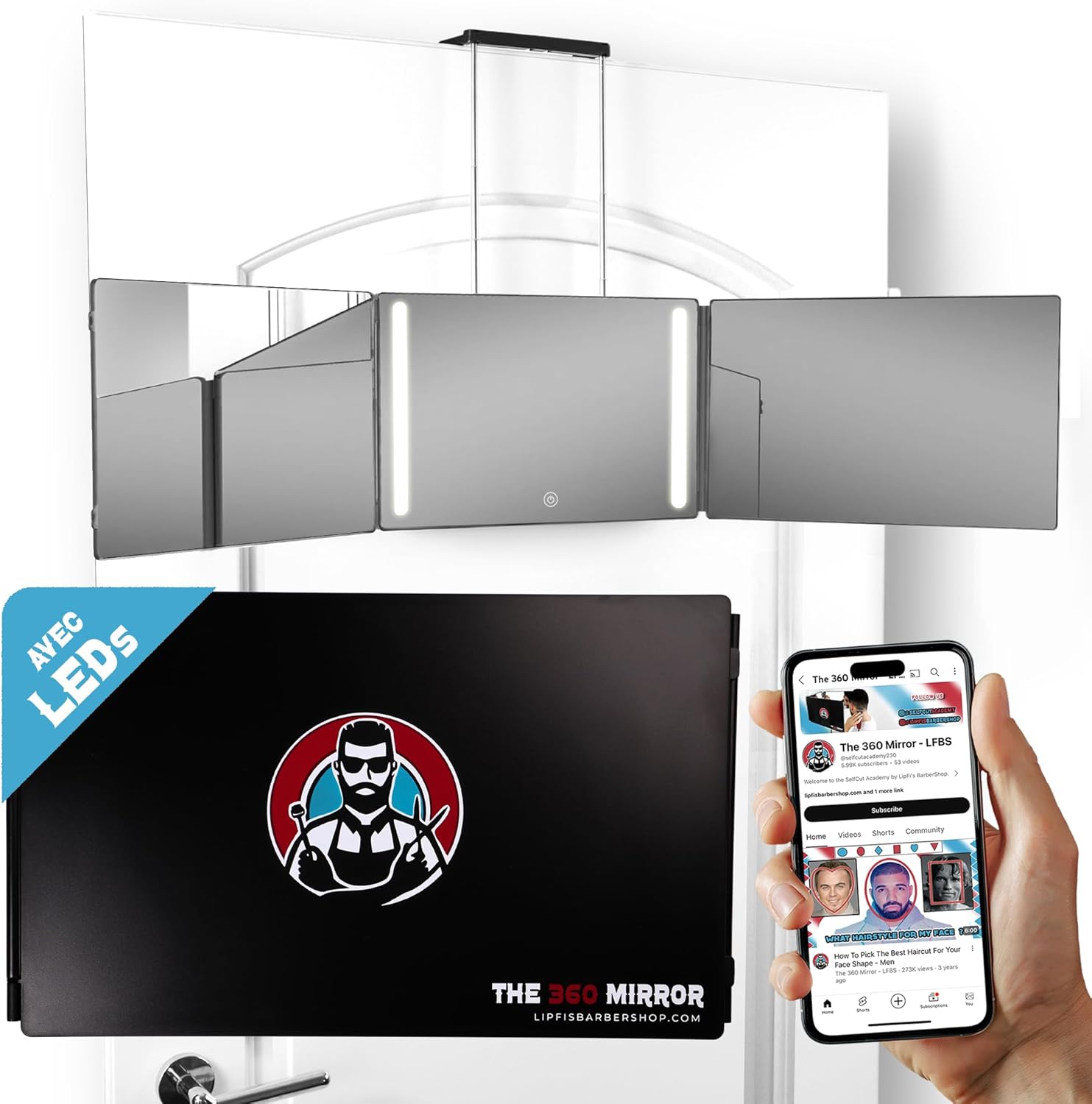 Miroir Led Pour