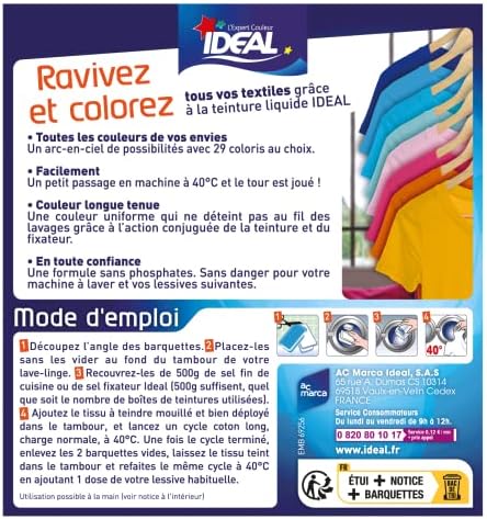 Vue 3 de Ideal Teinture Tissus Liquide