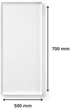 Vue 2 de Plaque De Plastique Transparent