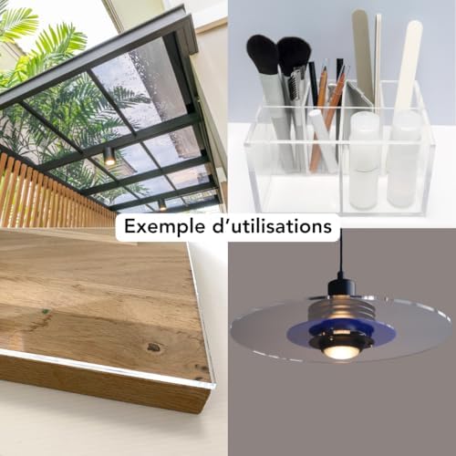 Vue 3 de Plaque De Plastique Transparent