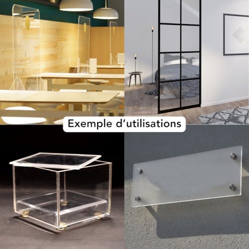 Vue 4 de Plaque De Plastique Transparent