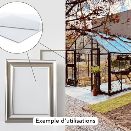 Vue 5 de Plaque De Plastique Transparent