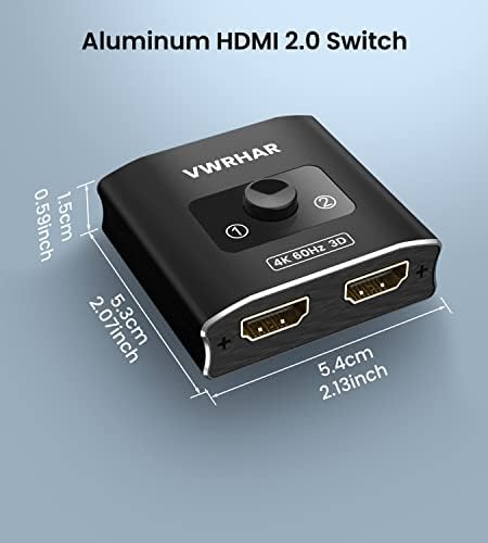 Vue 7 de Switch Hdmikhz Splitter Hdmi