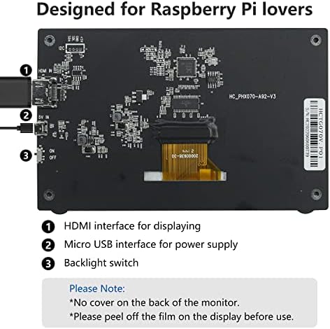 Vue 5 de Hamtysan Pouces Raspberry Pi