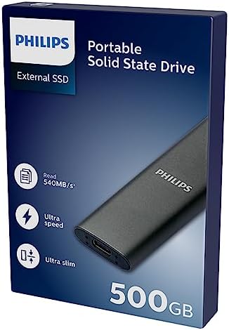 Vue 2 de Philips Portable Externe Ssd