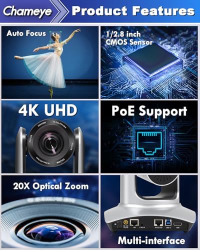 Vue 4 de Camera Ptz Zoom