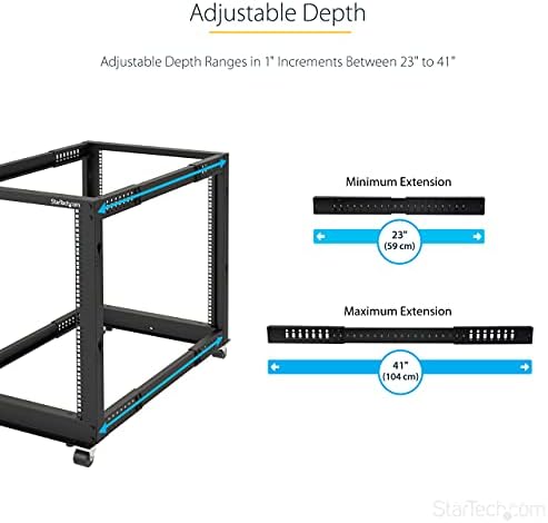 Vue 3 de Startechcom Rack Serveur Mobile