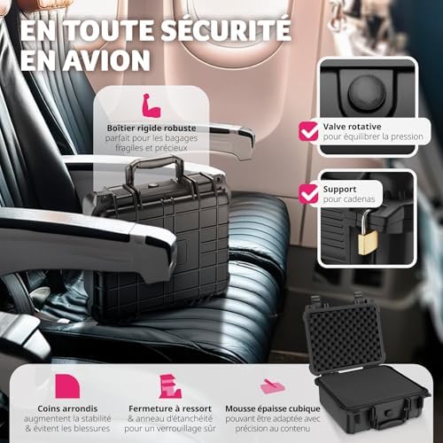 Vue 4 de Tectake Malette De Protection