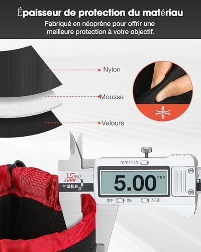 Vue 3 de Polamfoto Housse Objectifpoche Lentille