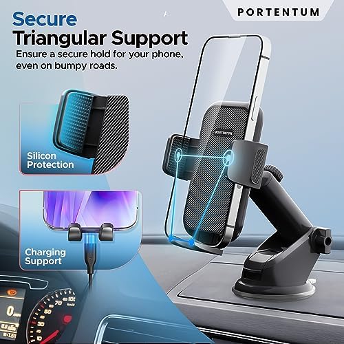 Vue 3 de Portentum Support Telephone Voiture