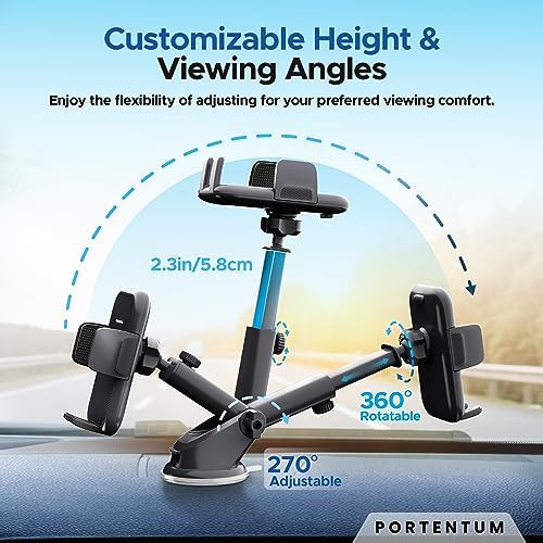 Vue 5 de Portentum Support Telephone Voiture