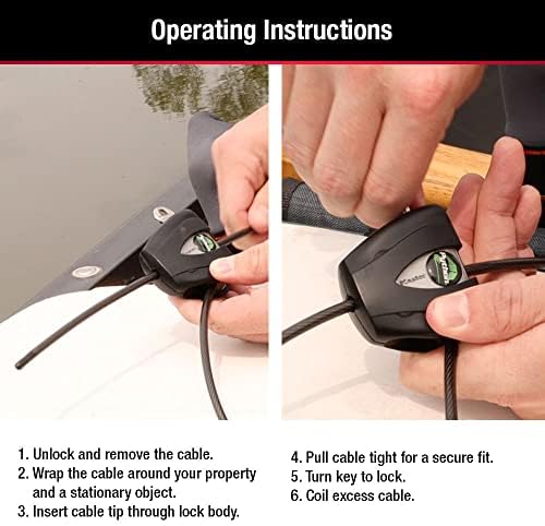 Vue 6 de Master Lock Python Cable