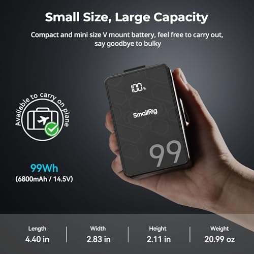 Vue 5 de Smallrig Vb Se Batterie