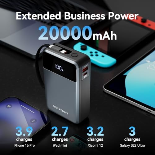 Vue 3 de Vention Batterie Externe