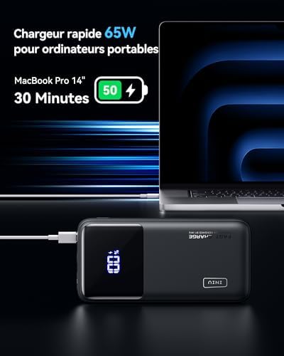 Vue 2 de Iniu Batterie Externe Mah
