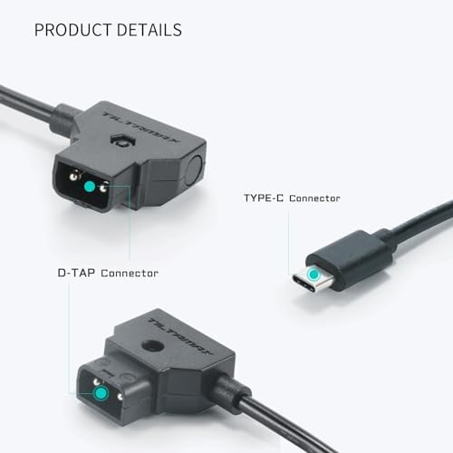 Vue 3 de Tilta Cable Dalimentation Ptap
