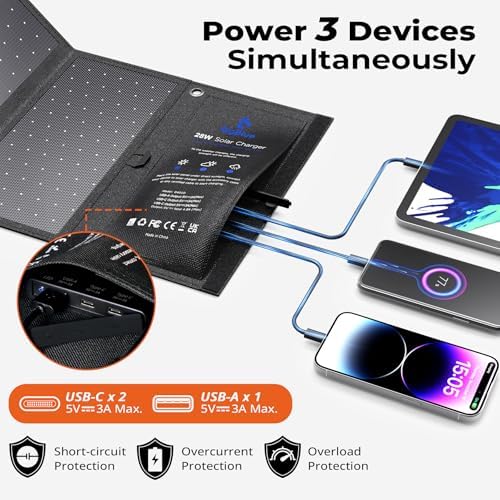 Vue 2 de Bigblue Chargeur Solaire