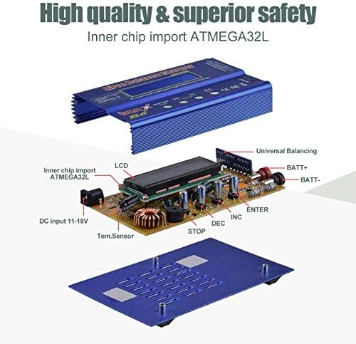 Vue 4 de Ruizhi Lipo Chargeur