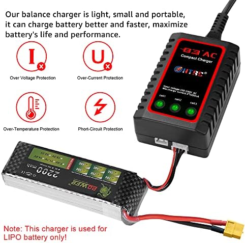 Vue 5 de Haisito Chargeur Lipo
