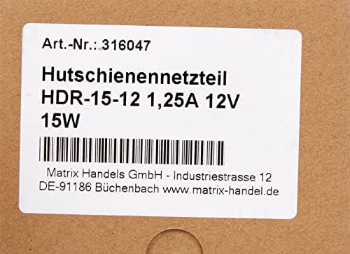 Vue 3 de Meanwell Hdr Bloc Dalimentation