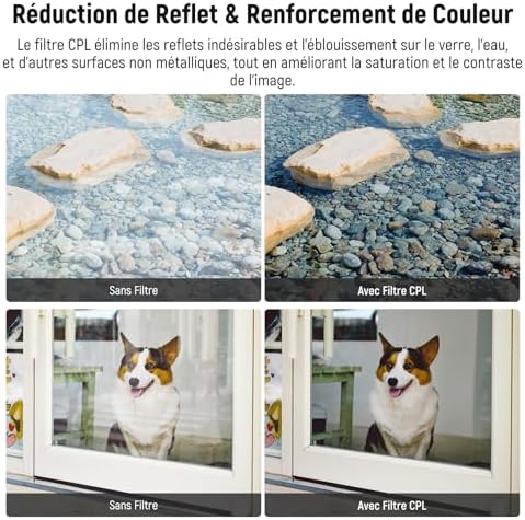 Vue 3 de Neewer Mm Filtre Cpl