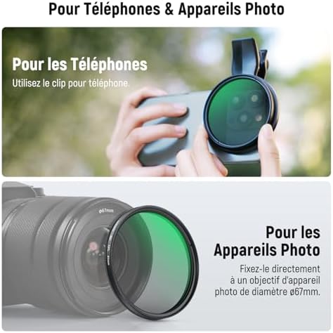 Vue 6 de Neewer Mm Filtre Cpl