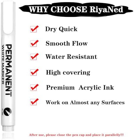 Vue 2 de Riyaned Marqueur Blancmarqueur Blanc