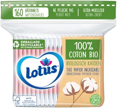 Vue 2 de Lotus Cotontiges En Papier