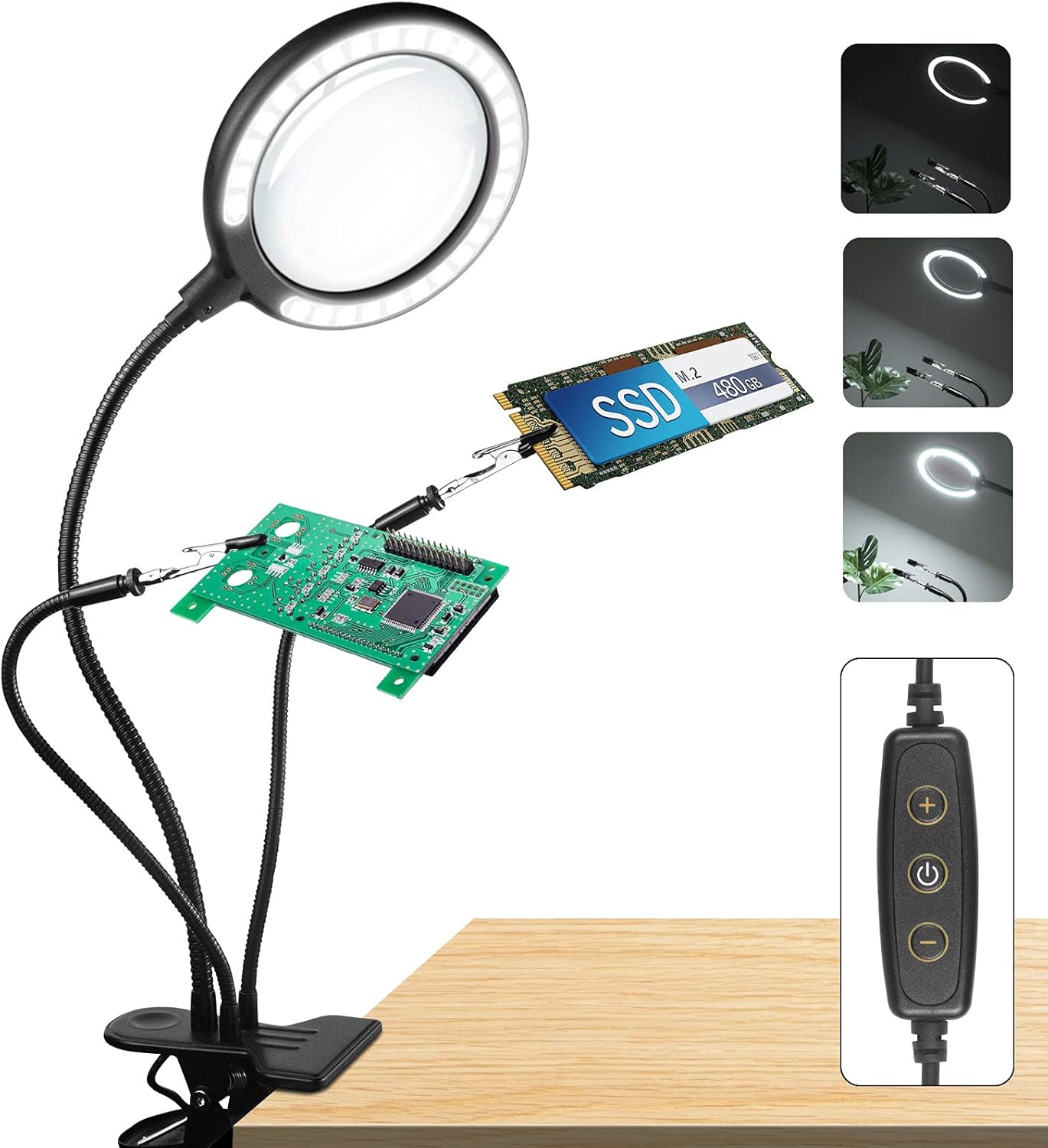 Lampe Loupe Sur Pied