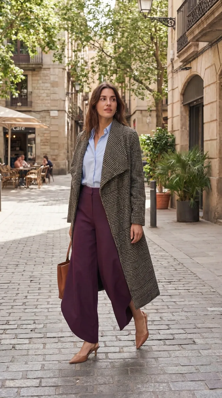 Modelo usando saco de invierno generado con IA en París