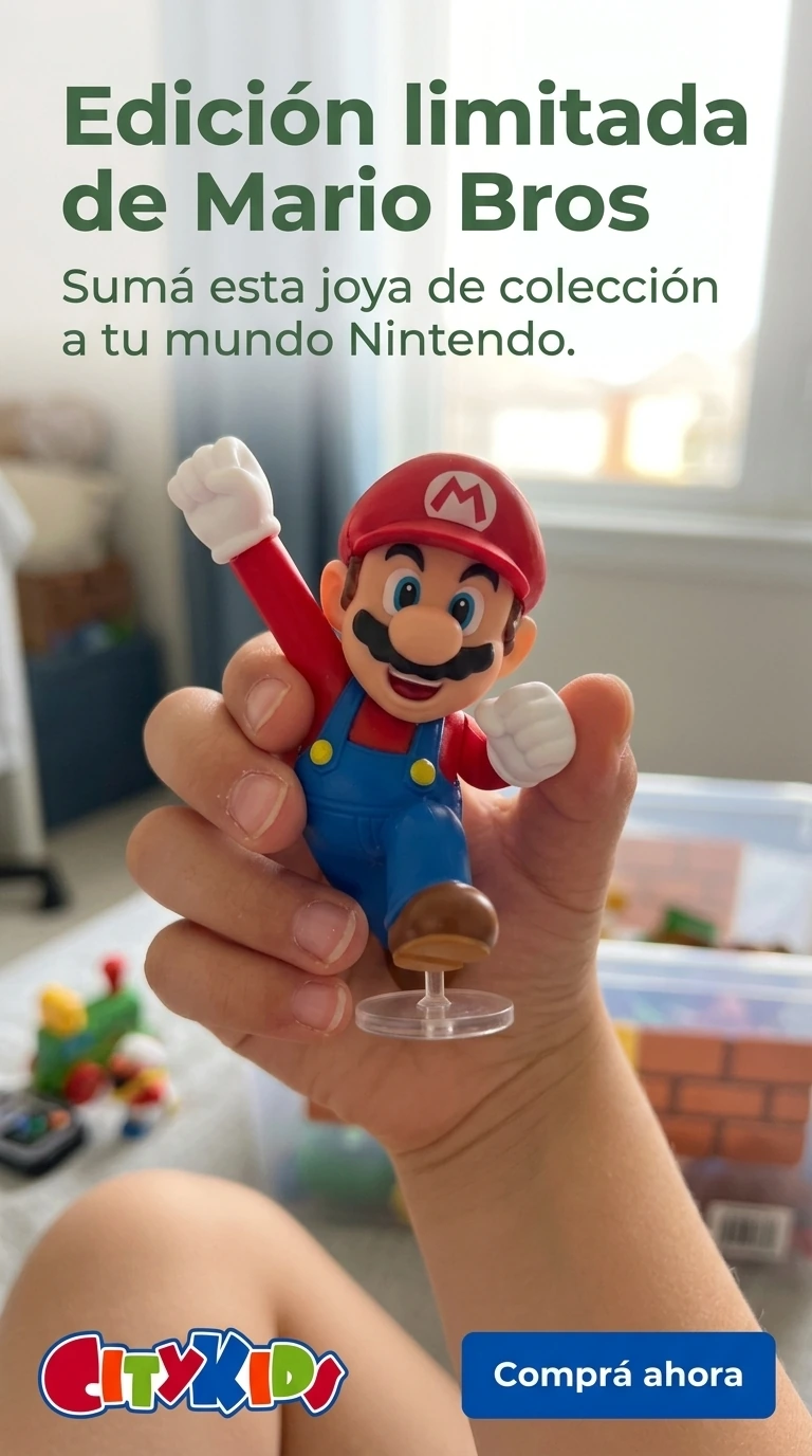 Mario Bros limited edition Stories ad