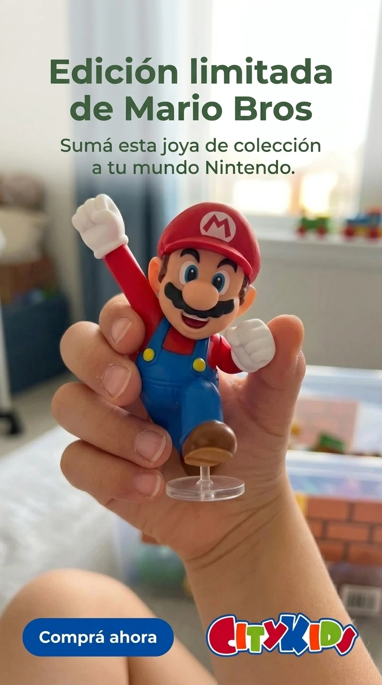 Variante de anuncio Mario Bros para Instagram Stories