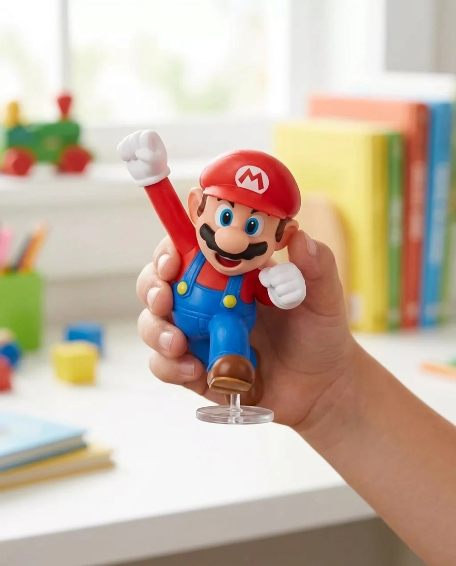 Mario Bros with official Super Mario packaging boxes
