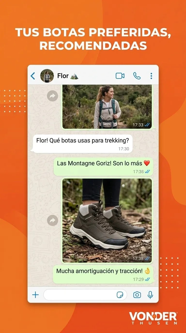 Criativo para anúncios em formato de conversa de mensagens