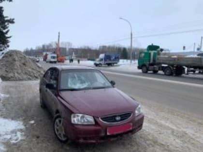 В областном центре на пешеходном переходе сбили школьника