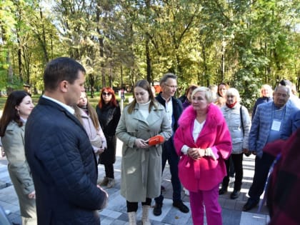 Работы в Парке ветеранов выполнены на 85%