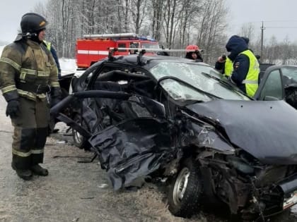 В аварии под Шексной один человек погиб и девять пострадали